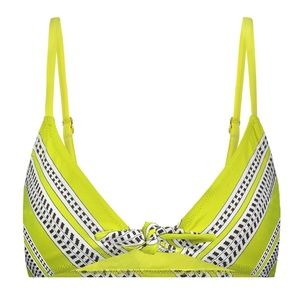 Lemlem Amira tie front top. Color yellow. Size medium.